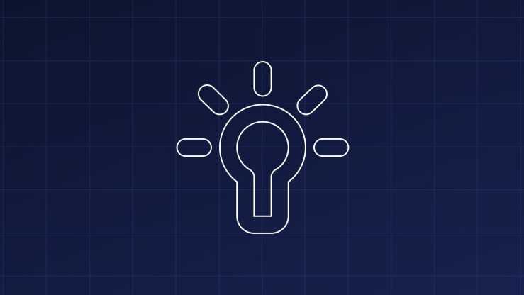 a lightbulb moment represented by a lightbulb icon for CRM trends