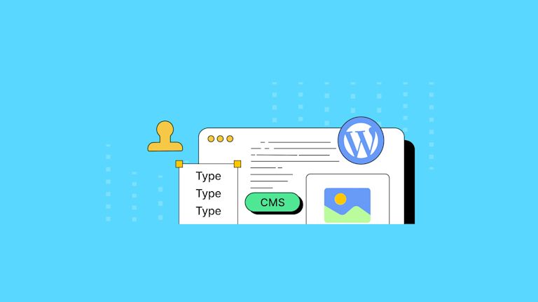 A CMS is constructed with Wordpress references, images, and types that make up the CMS model of content