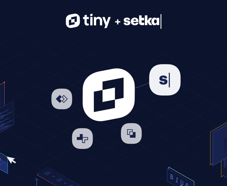Image of Tiny logo with Setka logo