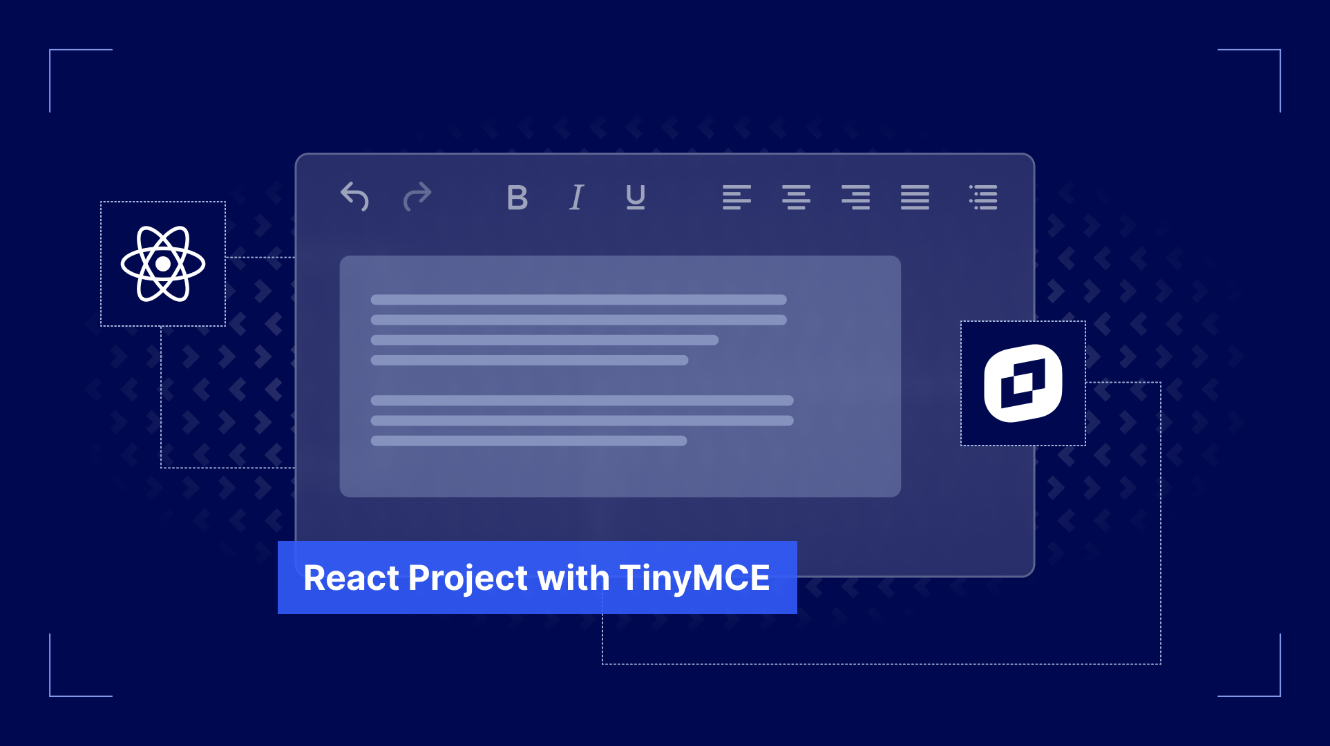 How to start a React Project with TinyMCE