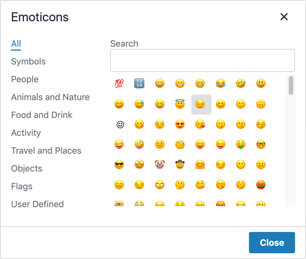 React Emoji Picker Add Emoticons To Text Fields Tinymce