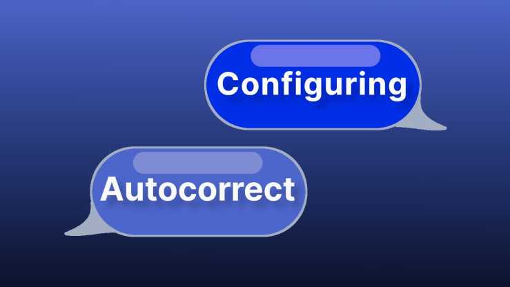 A messaging interface that resembles the apps where autocorrect is used