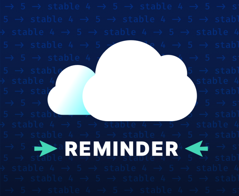 Cloud graphic with the title saying "reminder"