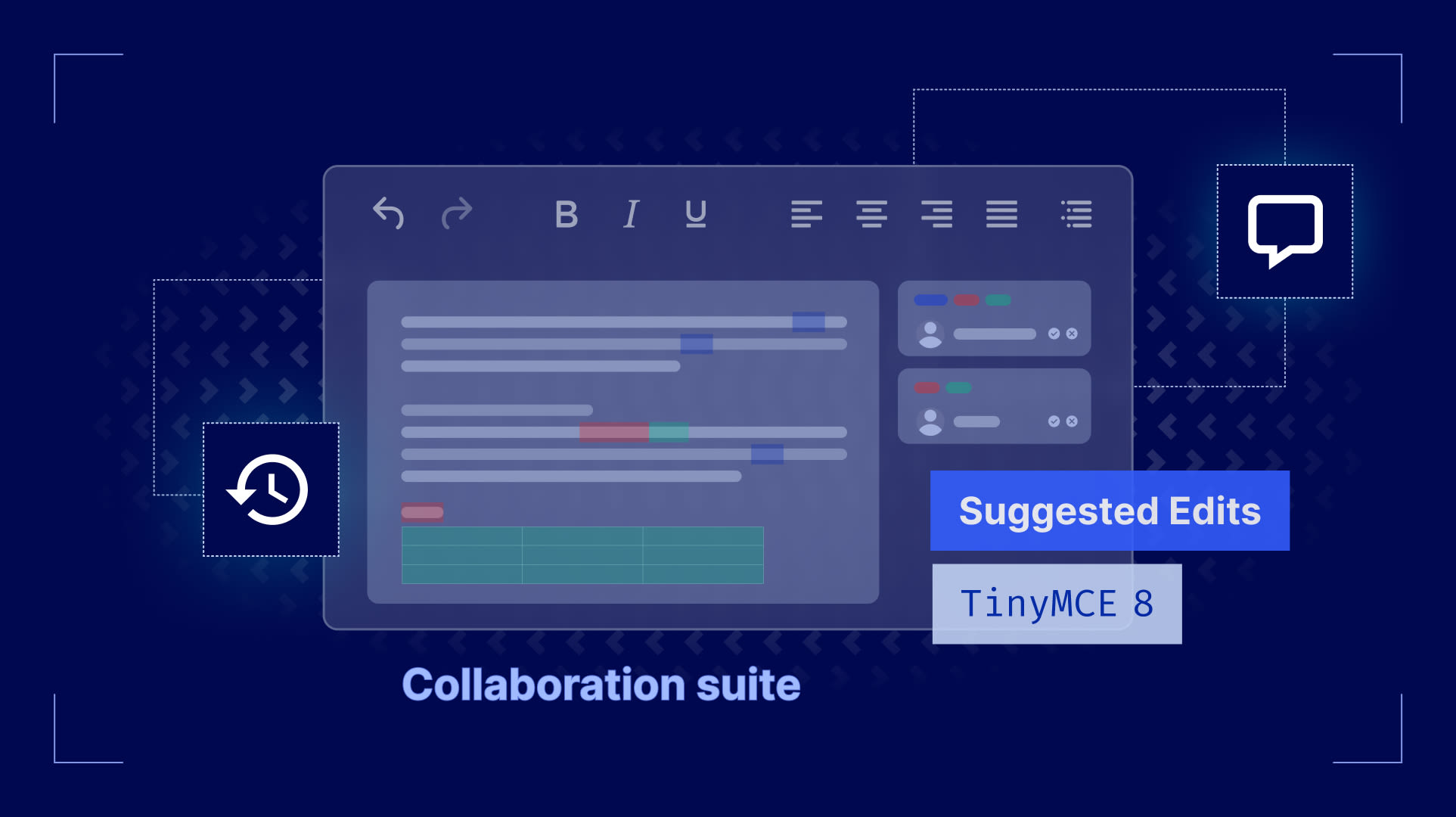 How to add Suggested Edits to TinyMCE