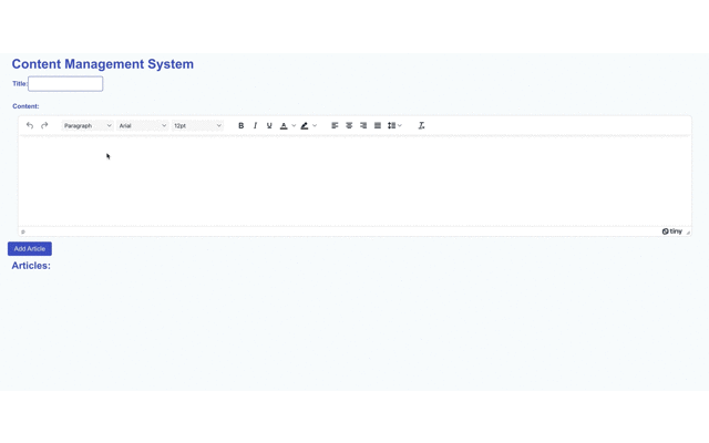 Article creation working with enriched react textarea