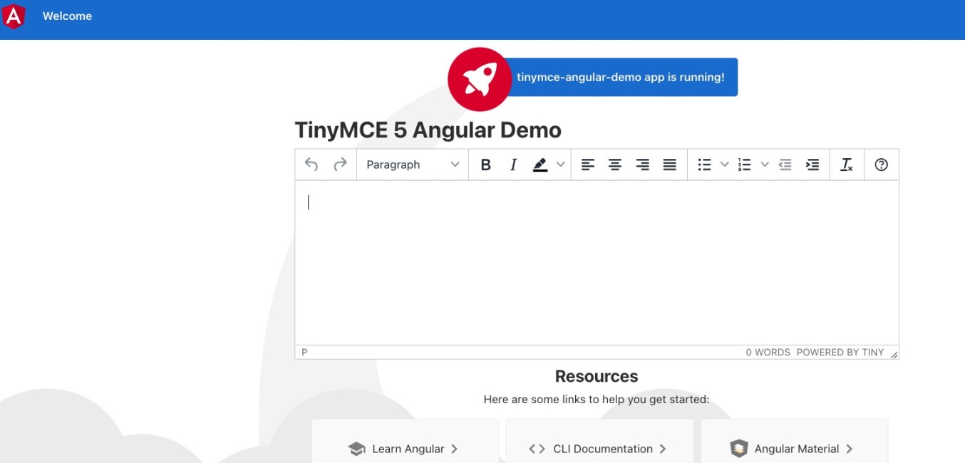 Angular integration with TinyMCE