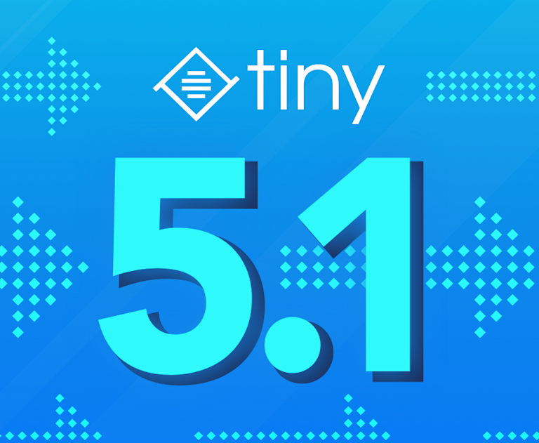 Tiny logo with text 5.1.