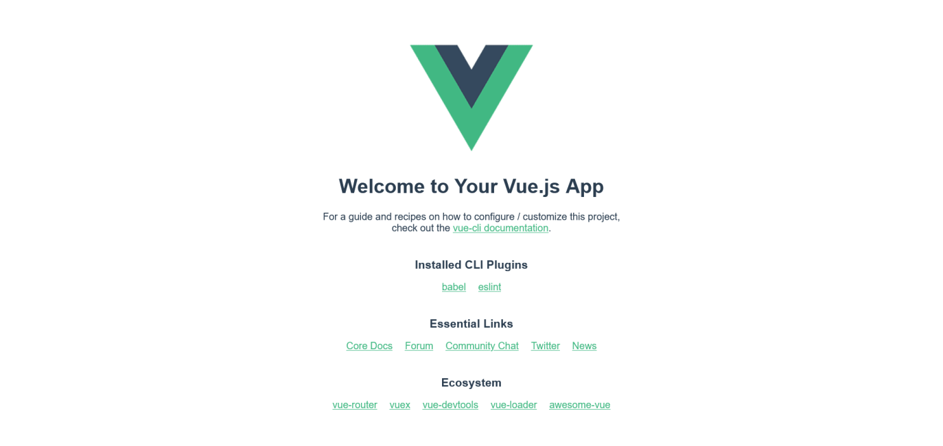 How Vue will look in the browser.