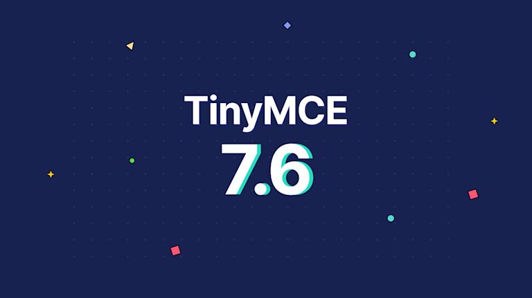 TinyMCE 7.6