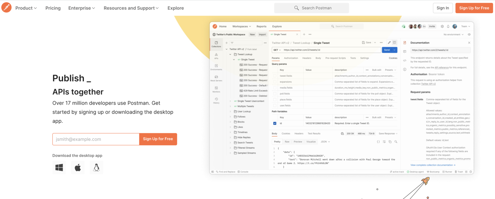 The Postman open source tool shows a business with a key difference between open source and closed source.