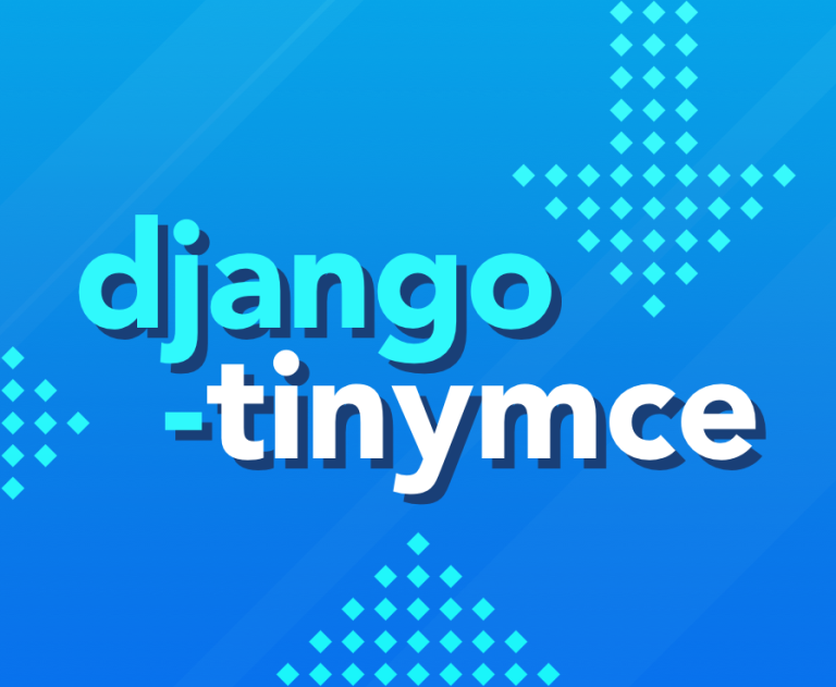 Text "django-tinymce".