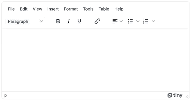 TinyMCE Autocorrect working in a browser