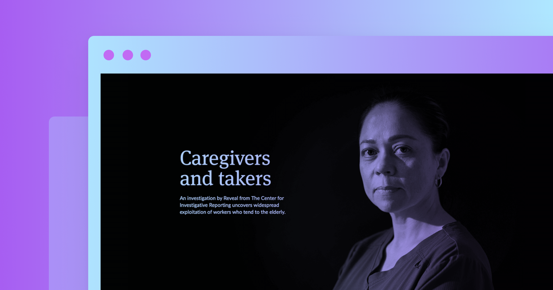 The power of Setka to enable greater scroll depth captured in an image. Learn how Reveal from the Center for Investigative Reporting leverages the editorial experience design power of Setka to wow and retain their readers!