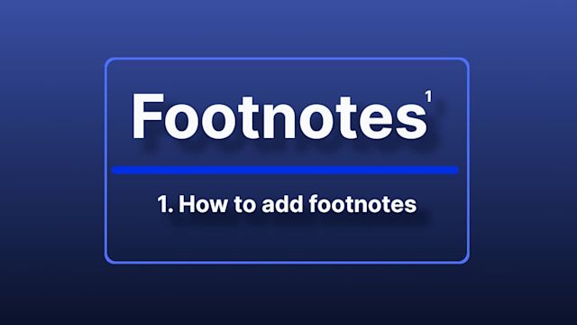 How to add footnotes to the textarea in your app | TinyMCE