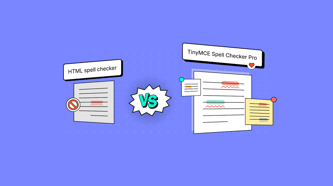 HTML spell checker | TinyMCE