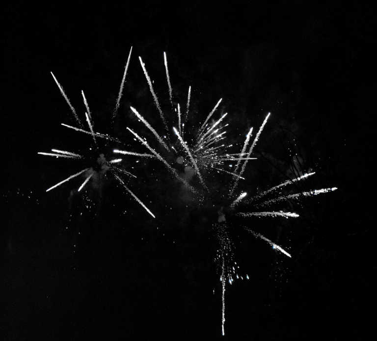A fireworks explosion marks the milestone of 20m npm downloads for TinyMCE by Philip Myrtorp