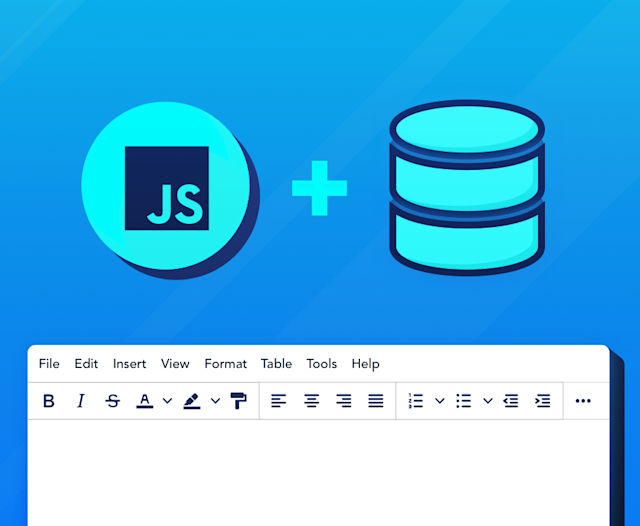 JavaScript localStorage example with a rich text editor