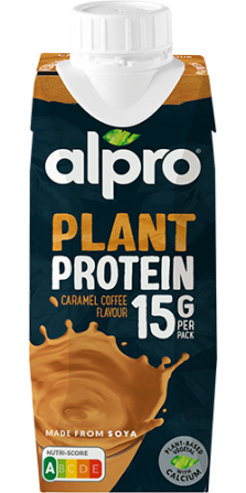 Alpro Hoog in Proteïnen Koffie-Karamel Sojadrink 250ml