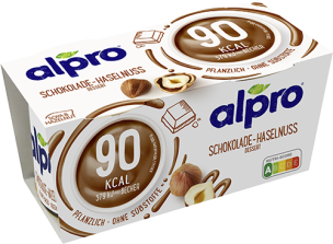 Alpro Low Calorie Dessert Schokolade-Haselnuss