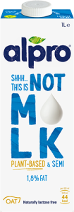 ששש.. זה לא חלב! משקה שיבולת שועל - 1.8% שומן בתוספת סידן וויטמינים