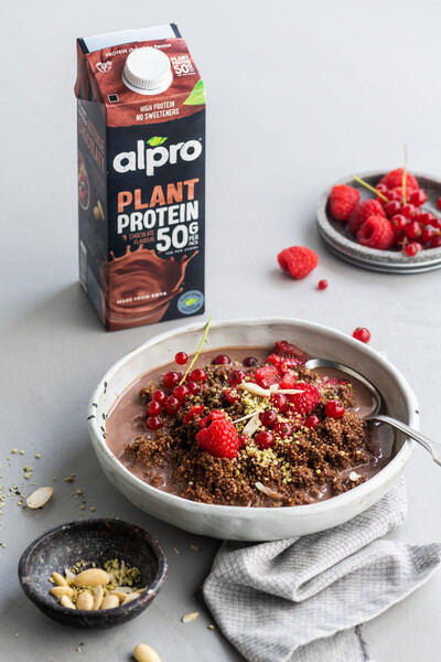 HealthyU on Instagram: Unleash the power of plant protein with the @alpro  range of high protein drinks! 💪🌿 You got your body moving and now you're  after a little extra protein. These