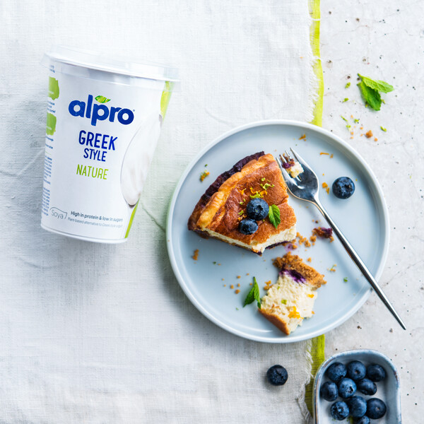 Tender Blueberry Cake | Alpro
