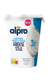 Alpro plantaardige variatie op yoghurt griekse stijl