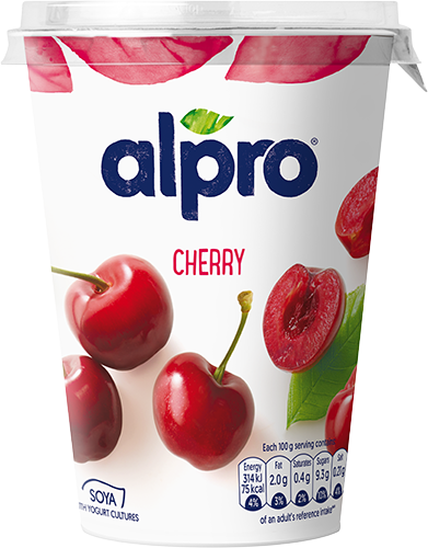 Alpro Plantbased yogurt variation Big Cherry Alpro