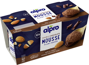 Alpro Mousse Chocolate-almond 2x70g