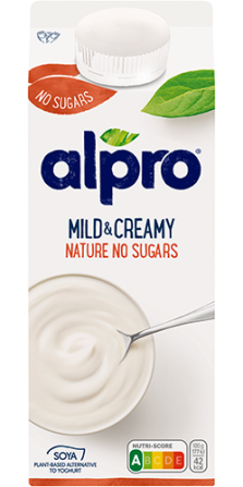 Mild and Creamy Naturel No Sugars