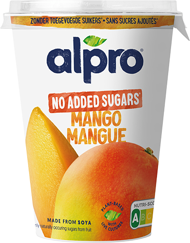 Mango Plantaardig Alternatief voor Yoghurt Zonder Toegevoegde Suikers