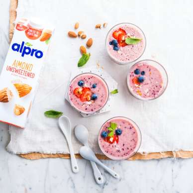 Pink Almond Sweetheart Smoothie