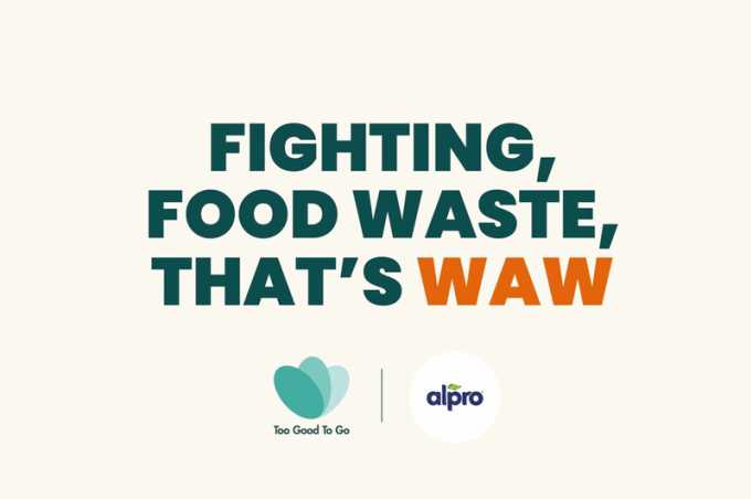Alpro ist eine Waste Warrior-Marke