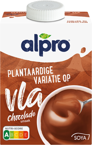 Plantaardige Variatie Op Vla Chocolade - Gekoeld
