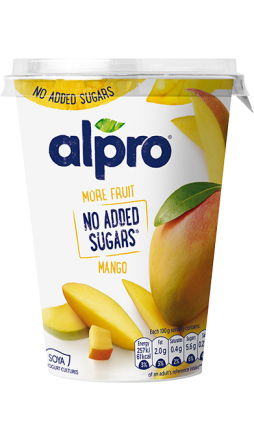 More fruit, no added sugars mango