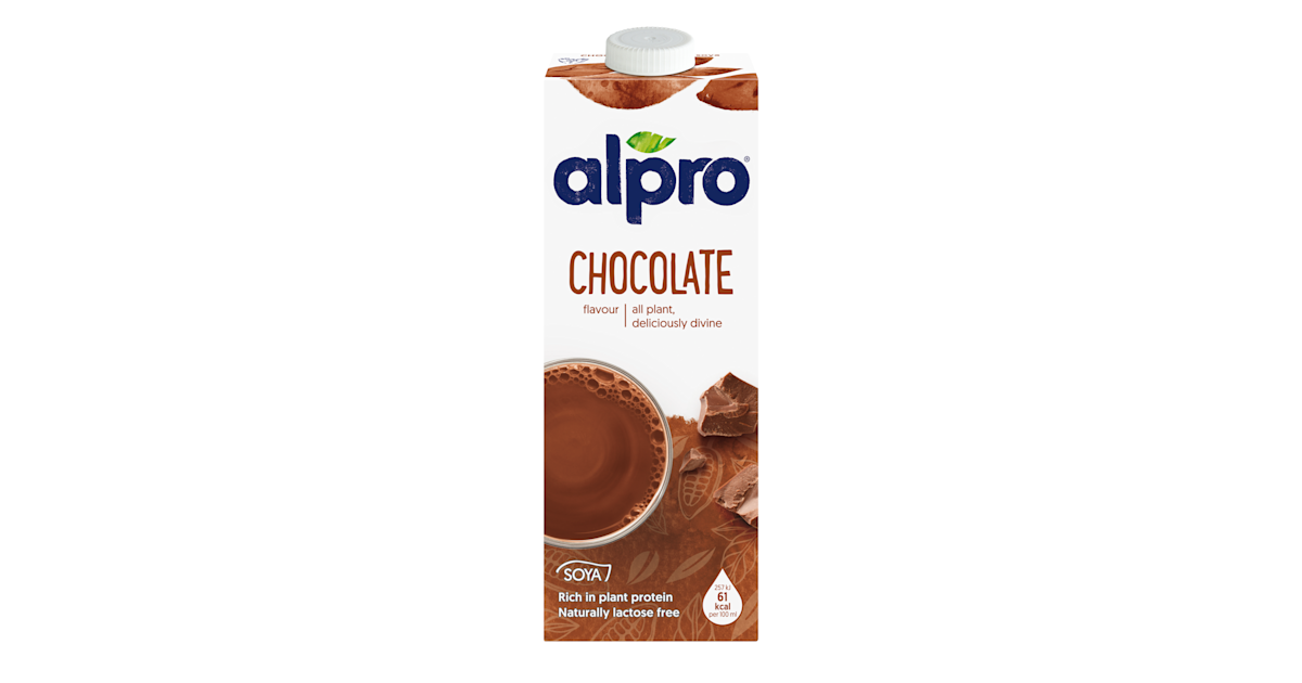 alpro soya chokladmjölk alpro soya chokladmjölk