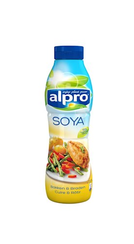 Alpro soya bakken en braden cake