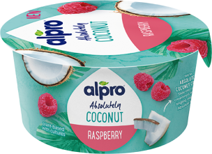 Alternativă la iaurt, din cocos - Zmeură