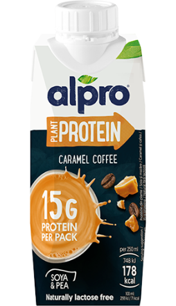 Plant Protein soya drik karamel-kaffe
