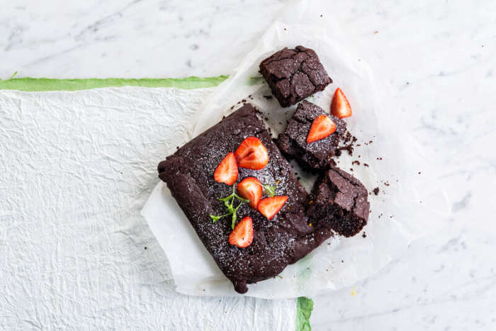 Brownie vegano de chocolate y naranja | Alpro