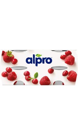 Raspberry-Cranberry Yoghurt Alternative