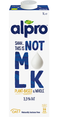 ששש.. זה לא חלב! משקה שיבולת שועל - 3.5% שומן בתוספת סידן וויטמינים