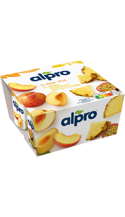 Alpro Perzik / Ananas-Passievrucht Plantaardig Alternatief voor Yoghurt 