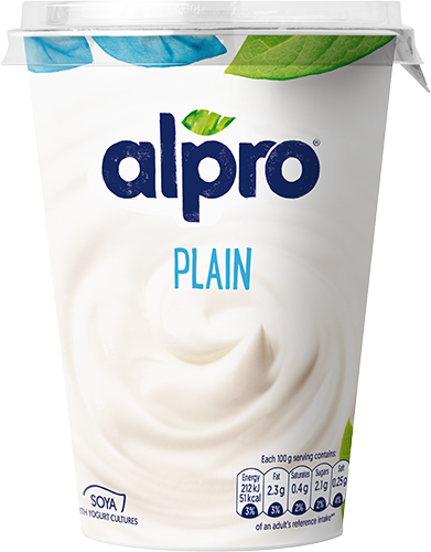 Plant Based Yogurt Alternative Big Plain Unsweetened Alpro
