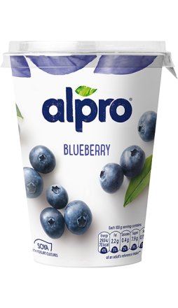 Alpro kasvipohjainen vaihtoehto jogurtille Mustikka 500g