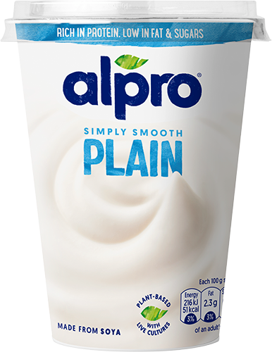 Plant based yogurt alternative Big Plain Alpro