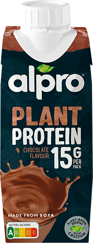 Alpro - Boisson végétale - Soja protéine goût chocolat- 1L- Lot de 8x1L :  : Epicerie