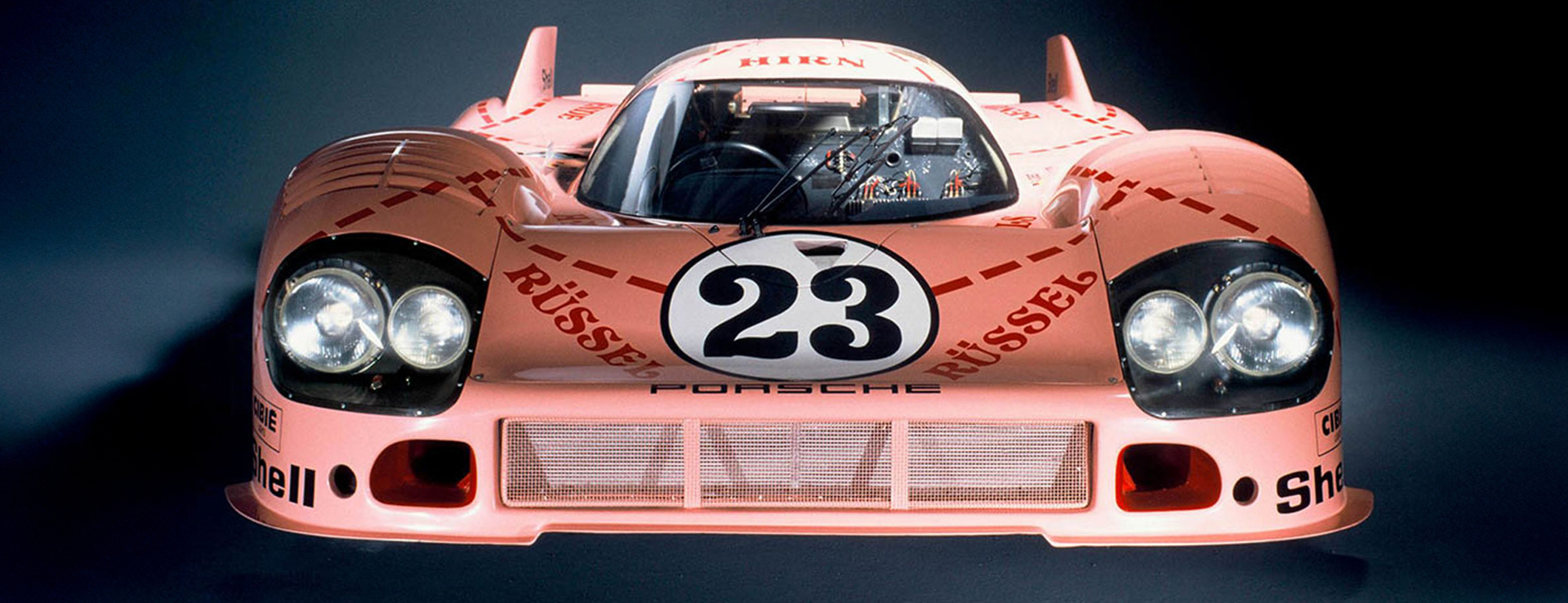 Porsche 917/20 in Pink Pig livery at Le Mans