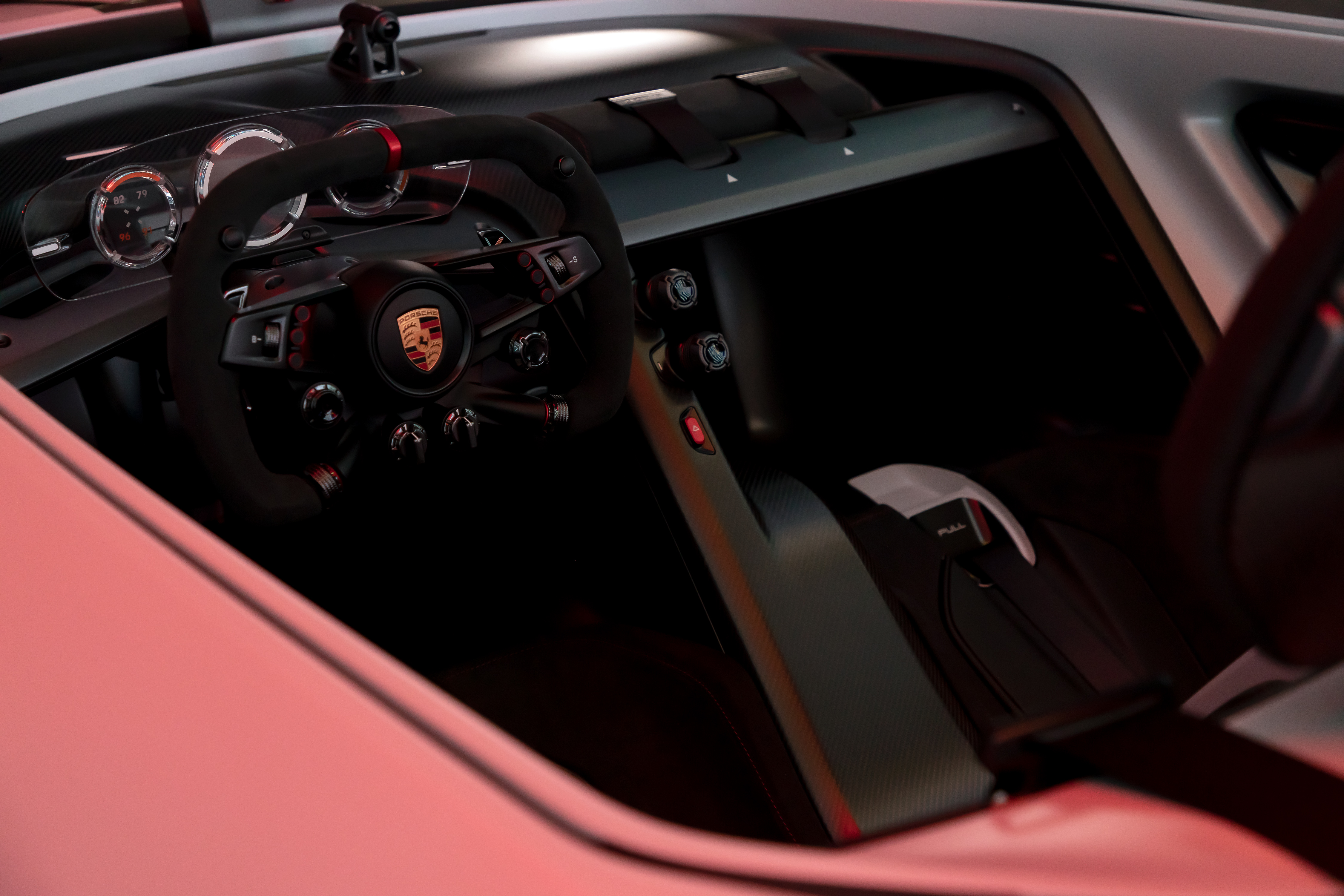 The interior of the Porsche Vision Gran Turismo