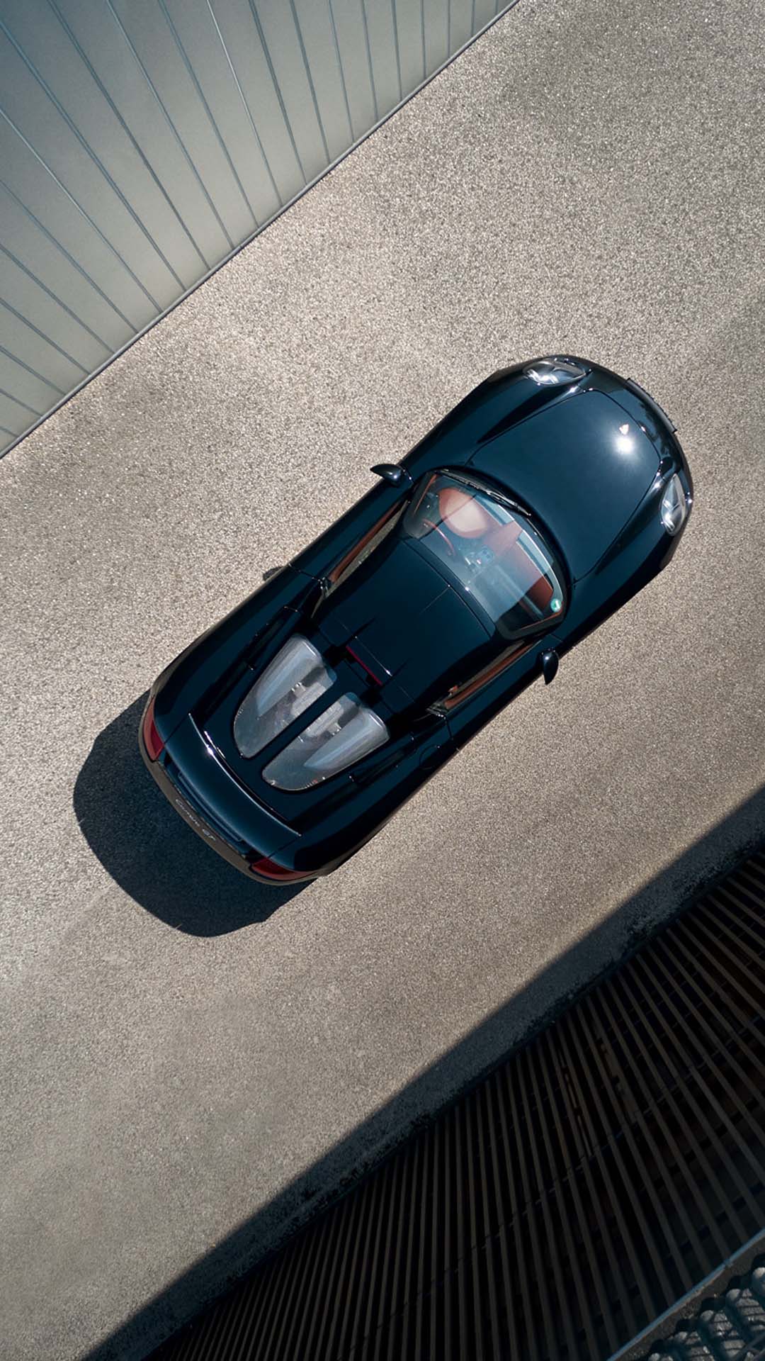 porsche carrera gt wallpaper top view mobile